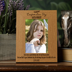 Personalised Confirmation Day Photo Picture Frame Portrait