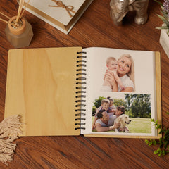 Personalised Daughter Sentiment Wooden Photo Album Engraved Gift