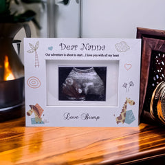 Baby Announcement Nanna to be Scan Photo Frame Gift