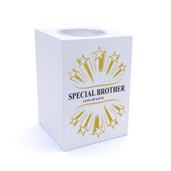 Personalised Special Brother Tea Light Holder