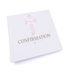 Personalised Confirmation Ornate Cross Design Photo Album