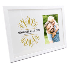 Personalised Moments with Dad Photo Frame