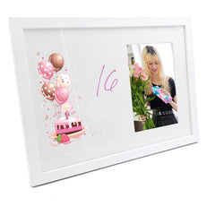 Personalised 16th Birthday Gifts for her Photo Frame