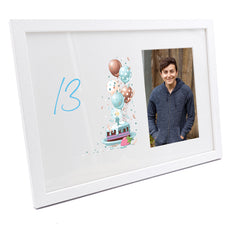 Personalised 13th Birthday Gifts for him Photo Frame