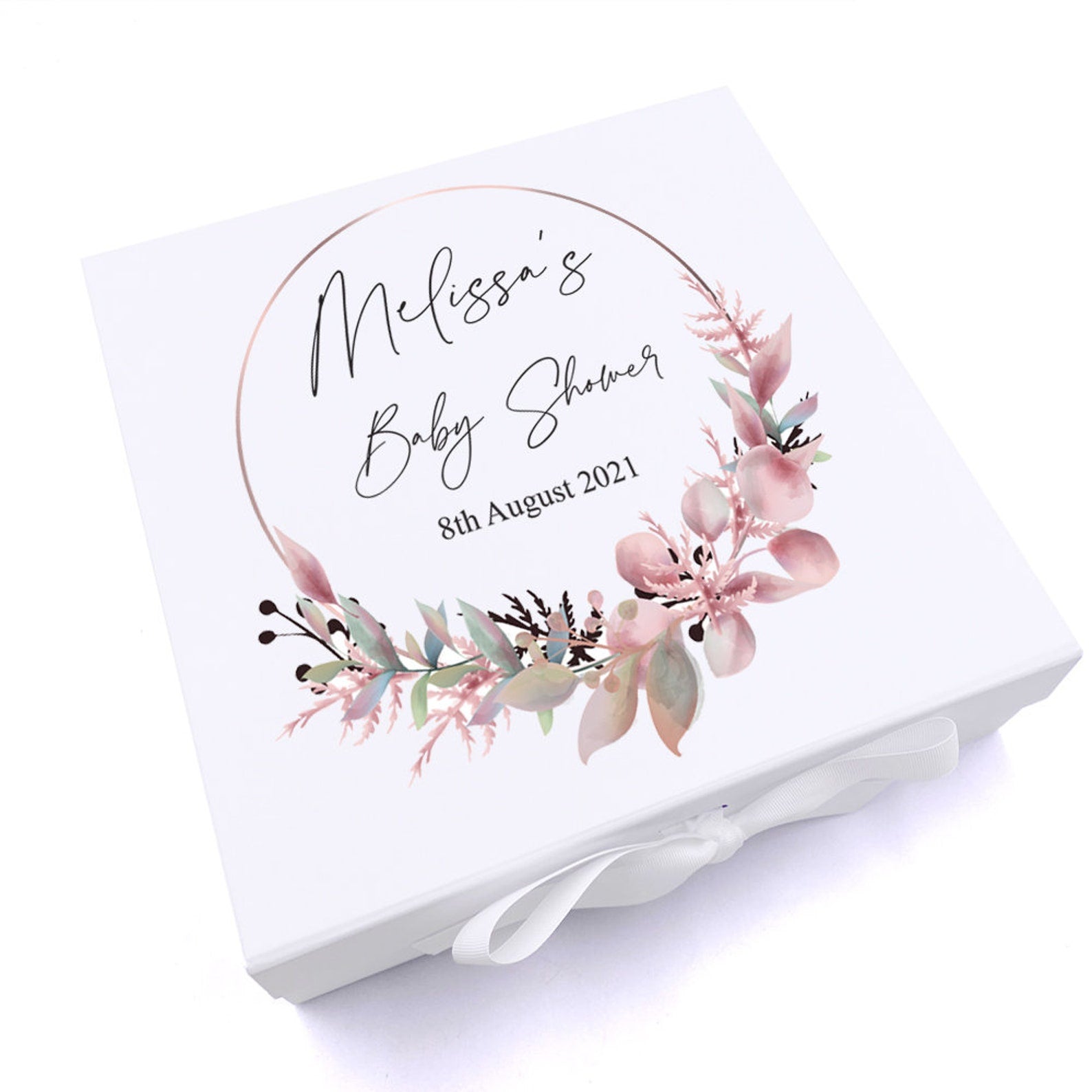 Baby shower hot sale memory box