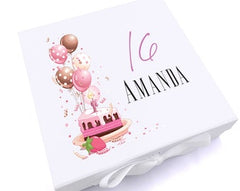 Ukgiftstoreonline Personalised 16th Birthday Gifts For Her Keepsake Memory Box