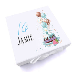 Personalised 16th Birthday Gifts For Him Keepsake Memory Box