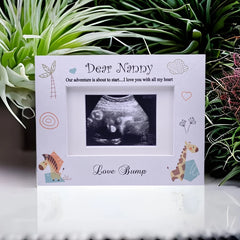 Baby Announcement Nanny to be Scan Photo Frame Gift