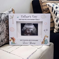 Baby Announcement Daddy to be Scan Photo Frame Father's Day Gift