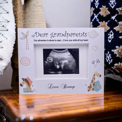 Baby Announcement Grandparents to be Scan Photo Frame Gift