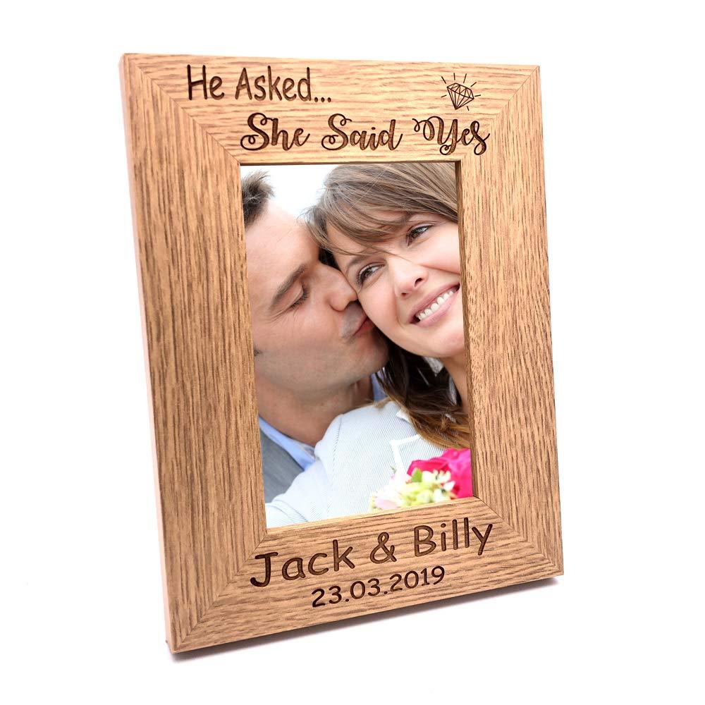 Personalised Engagement Gift Memories Portrait Photo Frame Gift - ukgiftstoreonline