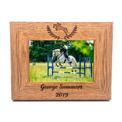 Personalised Horse Riding or Competition Photo Frame Gift - ukgiftstoreonline