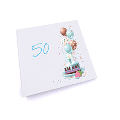 Personalised 50th Birthday Gifts for Him photo album