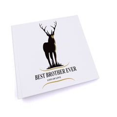 Personalised Best Brother Ever Stag Photo Album
