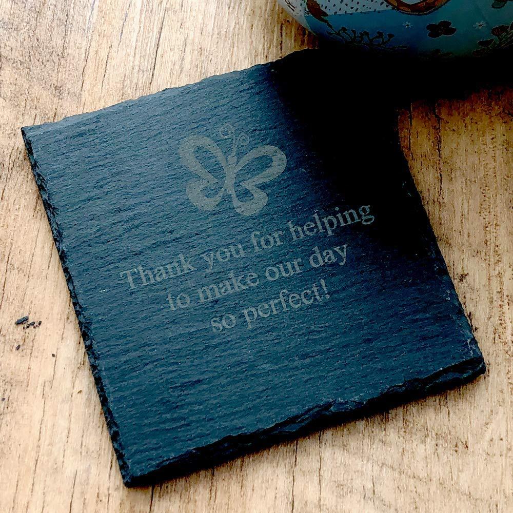 Thank you Bridesmaid Slate Coaster Gift - ukgiftstoreonline