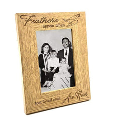 ukgiftstoreonline Heaven in our Home Remembrance Photo Frame Memorial Keepsake - ukgiftstoreonline